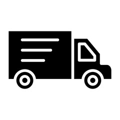 Delivery Truck Icon Style