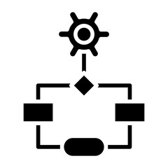 Obraz premium Workflow Icon Style