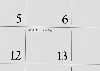 World kindness day - 13th November