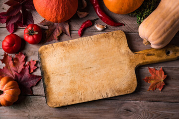 Autumn cooking background
