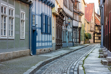 Obraz premium historische Altstadt von Quedlinburg