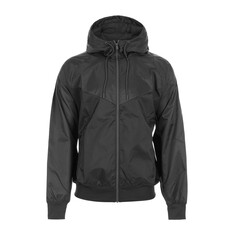 
Men's black sports jacket for windy weather