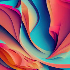 Abstract twirling pastell colors as background wallpaper