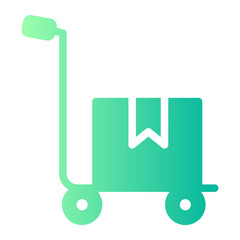 trolley gradient icon