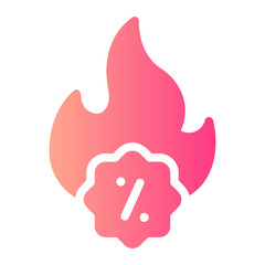 Black Friday gradient icon