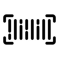 barcode glyph icon