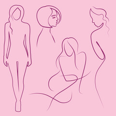 female body line natural beauty set