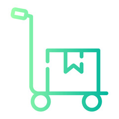 trolley gradient icon