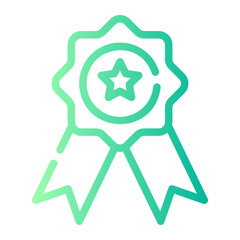 badge gradient icon