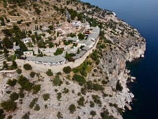 Monastère de l'Archange Michel, Thasos, île Grecque, Grèce