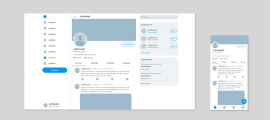 RWD social network template