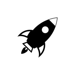 Rocket icon vector
