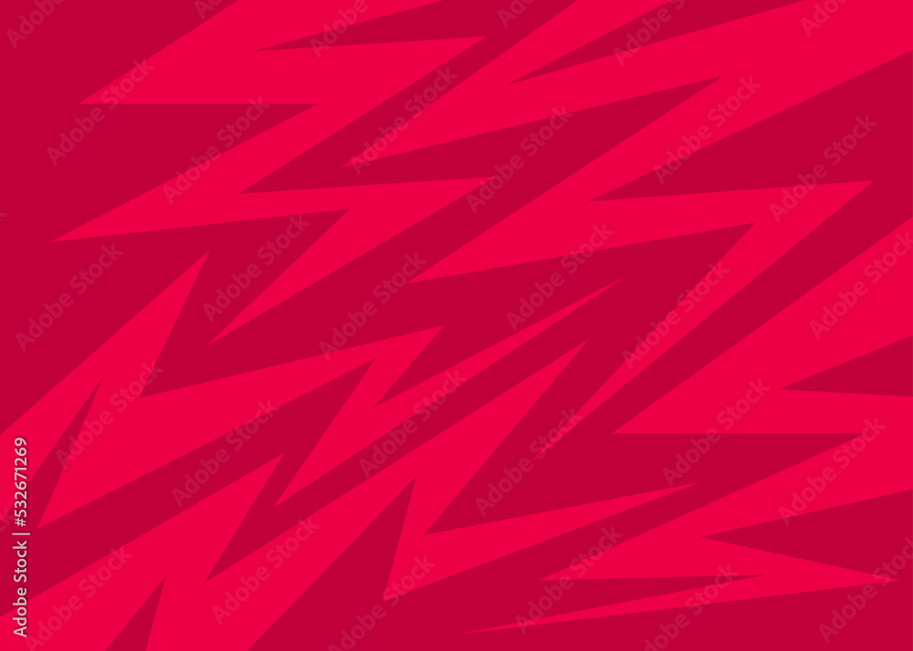 Poster abstract background with various sharp, zigzag and arrow pattern
