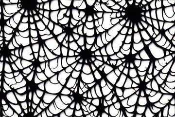 Cobwebs and spiderwebs-themed background designs. This is a repeating, seamless pattern for Halloween