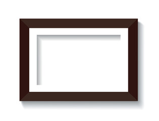isolated picture frame