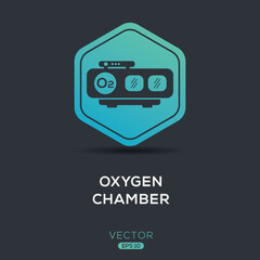 Creative (Oxygen chamber) Icon, Vector sign.