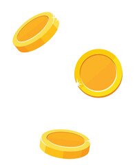 gold coins illustration