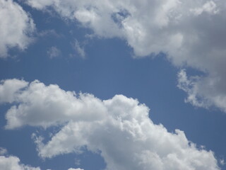 Obraz premium blue sky with clouds