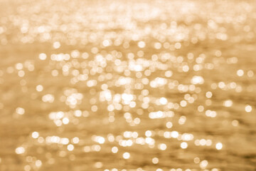 sea surface on bokeh  background