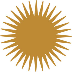 Sun Logo Icon Illustration
