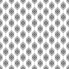 Ilustration. Seamless black and white pattern Beautiful geometry. Patterns for textiles, tiles