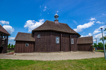 Wooden Church of the Holy Trinity. Kucharki, Greater Poland Voivodeship, Poland