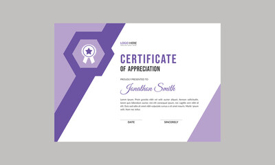 Triangles Certificate Layout Design