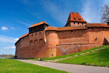 The Castle of the Teutonic Order located in the Polish town of Malbork, Pomeranian Voivodeship.