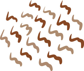 Hand drawn texture pattern elements
