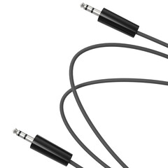 3d rendering illustration of an audio cable