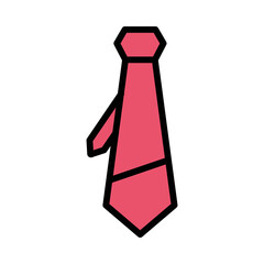 Tie Vector Icon which is suitable for commercial work and easily modify or edit it
