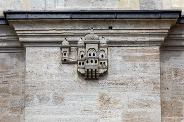 Ayazma Mosque. Birdhouse detail from outside the mosque, Istanbul Province, Uskudar District