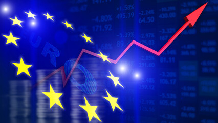 The concept of the growth of the European stock market, inflation, discount rate, unemployment