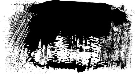 Vector  of hand drawn brush strokes. vector black line, grunge brush strokes ink paint isolated on white background