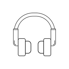 headphones icon vector illustration