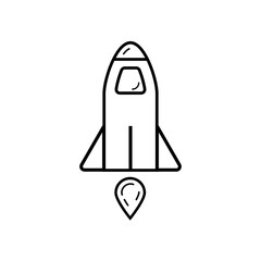 illustration of rocket