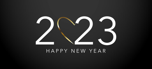 Happy New Year 2023 Greeting Card
