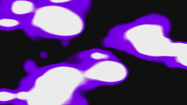 Posterized purple glow color animation. 2D rendering abstract background