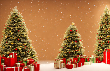 Fototapeta na wymiar Christmas Decoration. Holiday Decorations. Christmas balls. Banner size