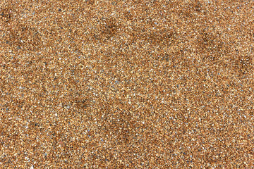 Shingle beach close up texture