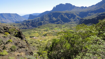 Fototapeta na wymiar Randonnée à l'île de la Réunion (France)