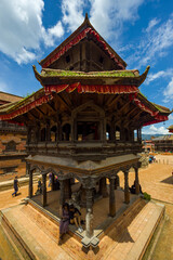 Obraz premium Chyasilin Mandap - Bhaktapur Durbar Square, Nepal