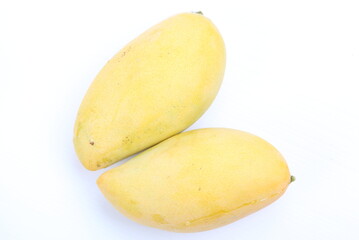 yellow mango on the background