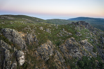 Fototapeta na wymiar Landscape in the Jerte Valley. Extremadura. Spain.