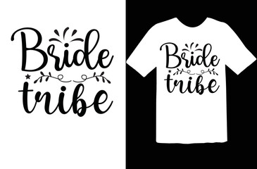 Bride tribe svg design