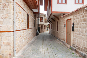 Fototapeta na wymiar Historical streets of Antalya. Kaleici.