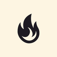 Fire flame icon. Modern vector icon design.