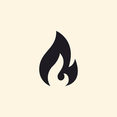 Fire flame icon. Modern vector icon design.