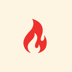 Fire flame icon. Modern vector icon design.