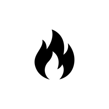 recommend clip art: Fire flame icon. Modern vector icon design.